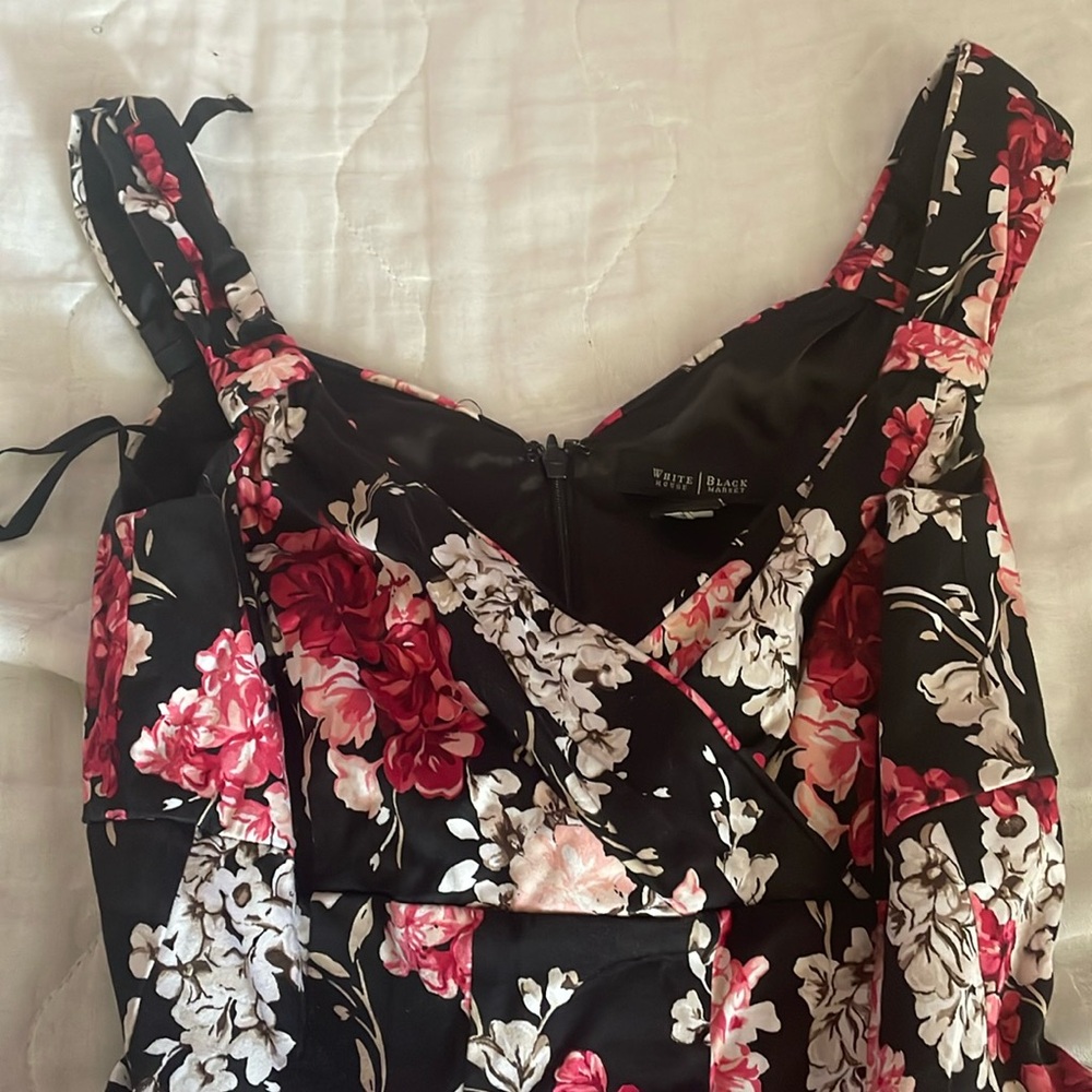A beautiful floral dress from White House Black Market